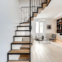 дизайн лестницы в доме фото интерьера