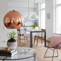 идея красивого стиля комнаты в скандинавском стиле фото