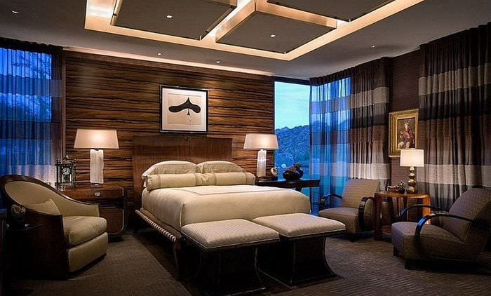 Потолок в спальне – лучшие варианты отделки и оригинального дизайна +140 фото