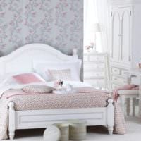 дизайн маленькой спальни в белом цвете