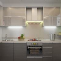 дизайн кухни 6 кв м в светлых тонах