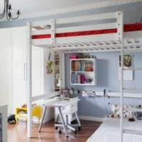 дизайн маленькой детской комнаты мебель
