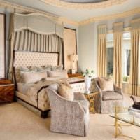 спальня в классическом стиле оформление