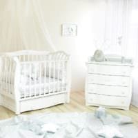 детская комната для новорожденного кровать маятник