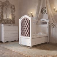 детская комната для новорожденного красивая мебель