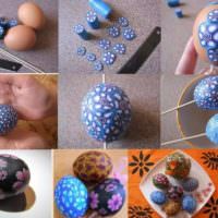 Последовательность декорирования пасхального яйца