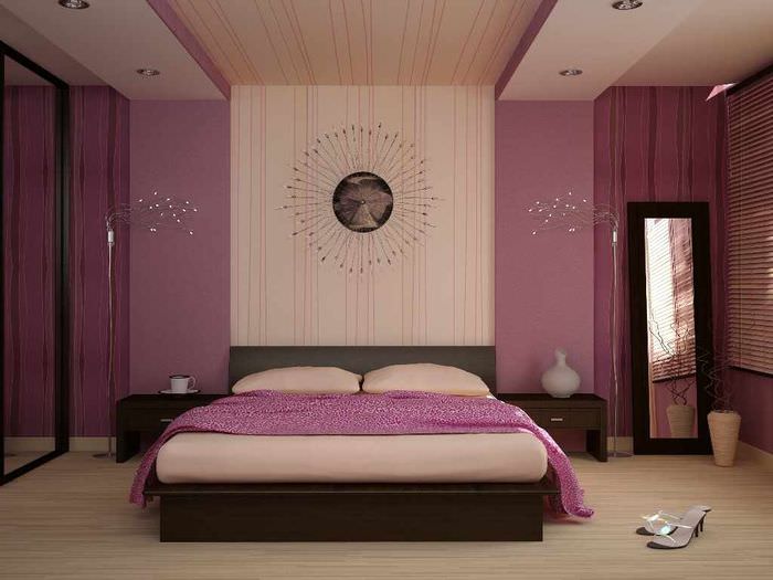 пример красивого стиля спальни