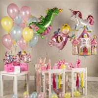 Воздушные шары в форме игрушек на день рождения ребенка