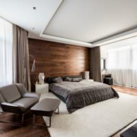 Дизайн спальни загородного лома