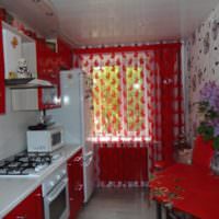 Красный цвет в оформлении кухонного пространства