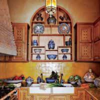 Оформление кухни в марокканском стиле