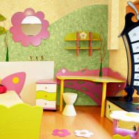 Яркое оформление детской комнаты для малыша