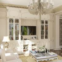 Мебель в гостиной в классическом стиле