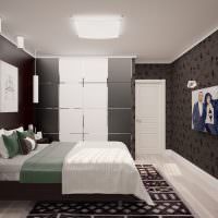 Дизайн современной спальни в серых оттенках