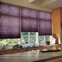 Фиолетовые шторы для защиты от яркого солнечного света