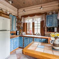 Кухонная столешница из керамической плитки
