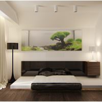 Современная мебель в интерьере спального помещения