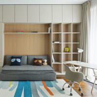 Модульная мебель в интерьере детской комнаты