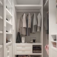 Обустройство гардеробной в двухкомнатной квартире