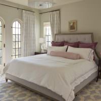 Дизайн спальни с низким потолком