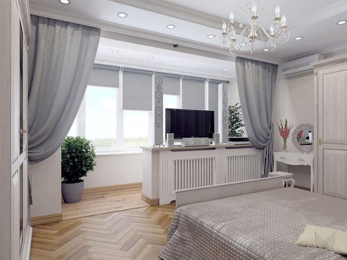 работами совместить комнату с лоджией дизайн фото зеркальные фасады