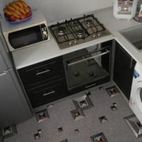 Угловая кухня в хрущевке 50 фото дизайн маленькой кухни со стиральной машиной Как выбрать готовый малогабаритный угловой кухонный гарнитур в хрущевку
