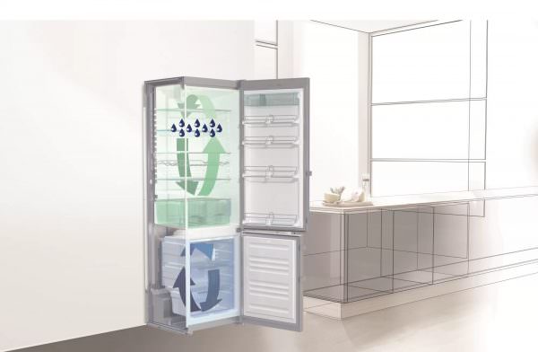 Современные холодильники имеют более двух камер, которые связаны охлаждающим контуром.
